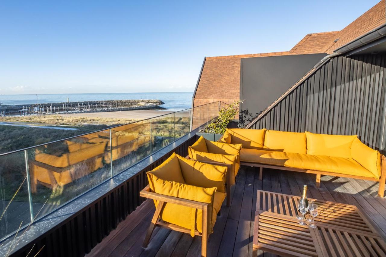 Ferienwohnung The Penthouse Nami, Branding, Ultra Luxurious Japanese Design Sea View Cadzand Exterior foto