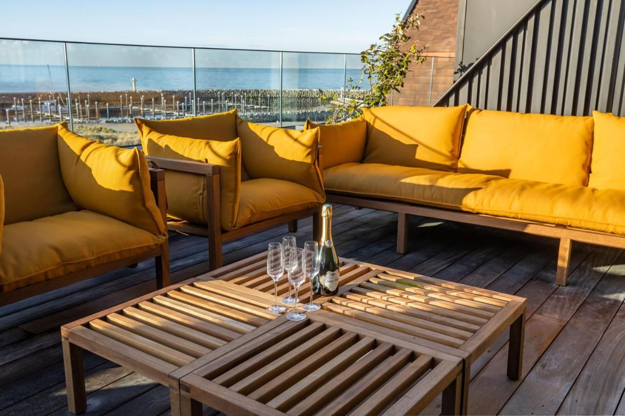 Ferienwohnung The Penthouse Nami, Branding, Ultra Luxurious Japanese Design Sea View Cadzand Exterior foto